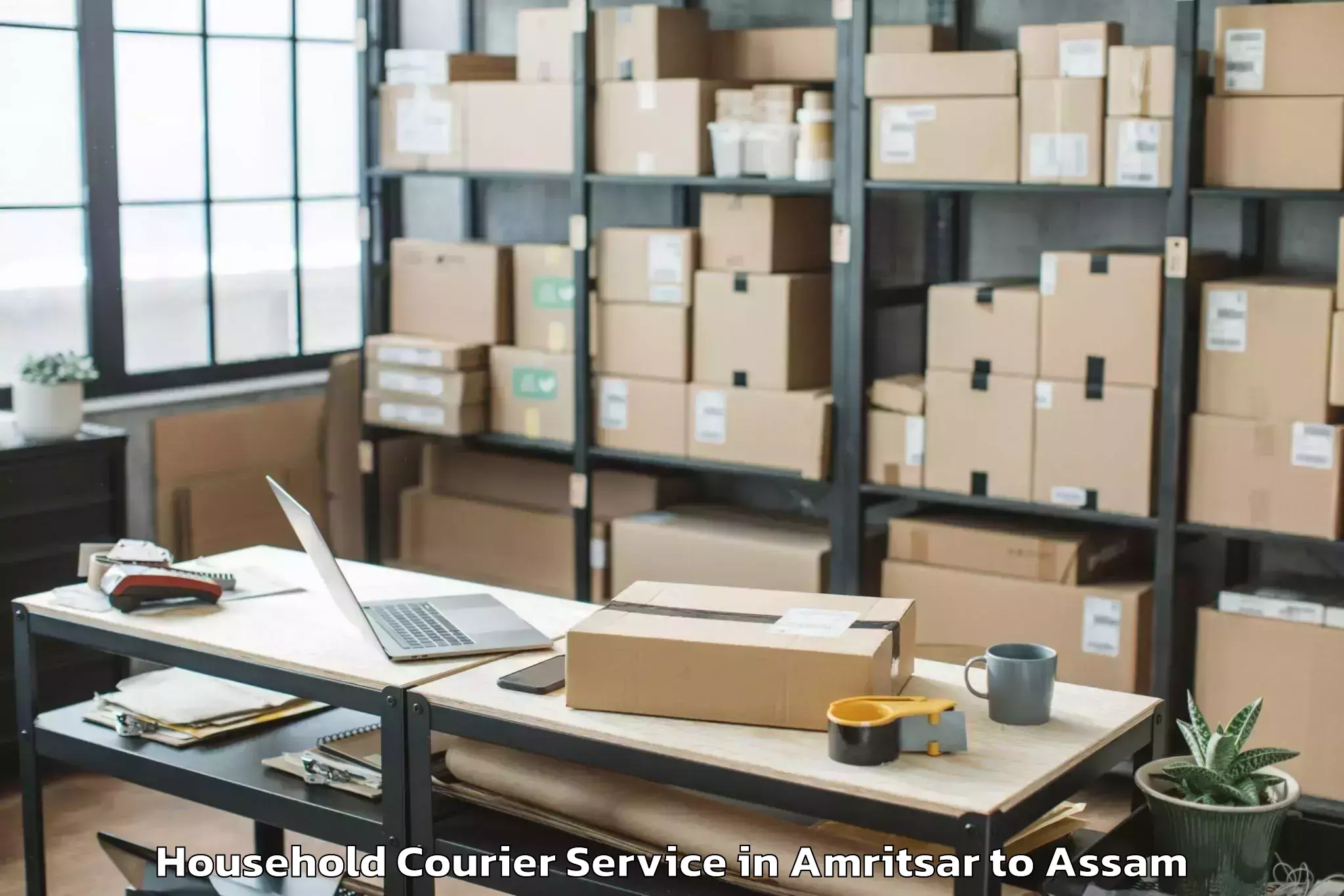 Get Amritsar to Pandu Household Courier